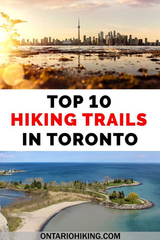 There are the top 10 hiking trails in Toronto for those looking to escape into nature within the city. All of these trails and walking paths are within the city limits of Toronto. There are lots of places to hike in Toronto, Canada! #Toronto #Ontario #Canada #Hiking #HikingTrails #Nature
