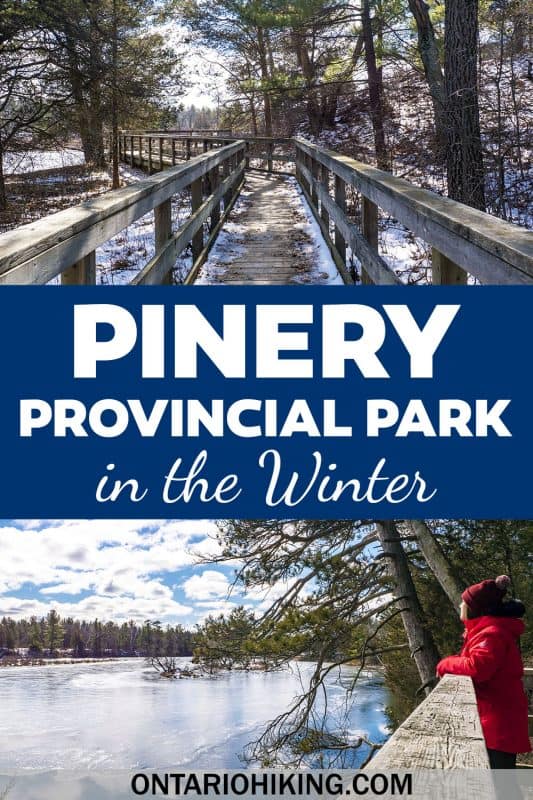 Pinery Provincial Park is such an amazing place to visit in the winter. It's one of the best places to hike in Ontario this winter. You can also go snowshoeing, cross-country skiing, and stay in a winterized yurt. What an amazing adventure in Ontario, Canada!