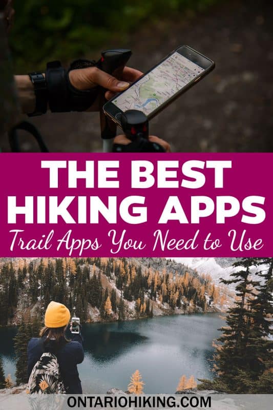 These are the best hiking apps to take along with you on the trails. Download these trekking apps on iPhone or Android. Some of them are free hiking apps, too!