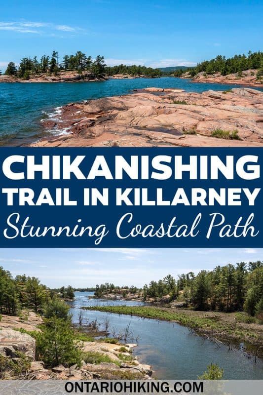 The Chikanishing Trail is an amazing hiking trail at Killarney Provincial Park, Ontario, Canada. It's a coastal rock across expansive pink granite rocks with incredible scenery all around.
