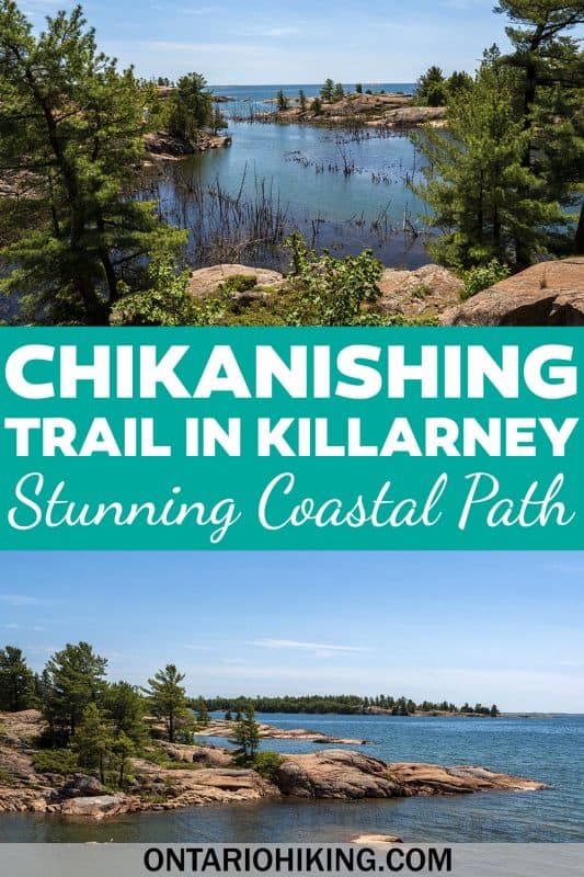 The Chikanishing Trail is an amazing hiking trail at Killarney Provincial Park, Ontario, Canada. It's a coastal rock across expansive pink granite rocks with incredible scenery all around.