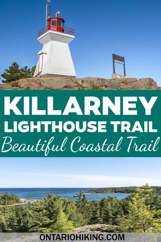 The Killarney Lighthouse Trail is a beautiful coastal walk across pink granite rocks and beside the Killarney Channel. You'll hike towards a pretty lighthouse and enjoy beautiful views wherever you look.