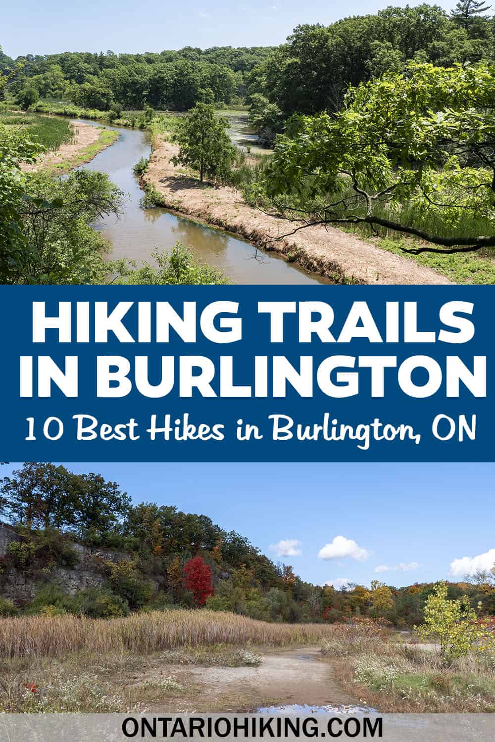 These are the best Burlington hiking trails that you need to explore. These walking & hiking trails in Burlington, Ontario are fantastic.