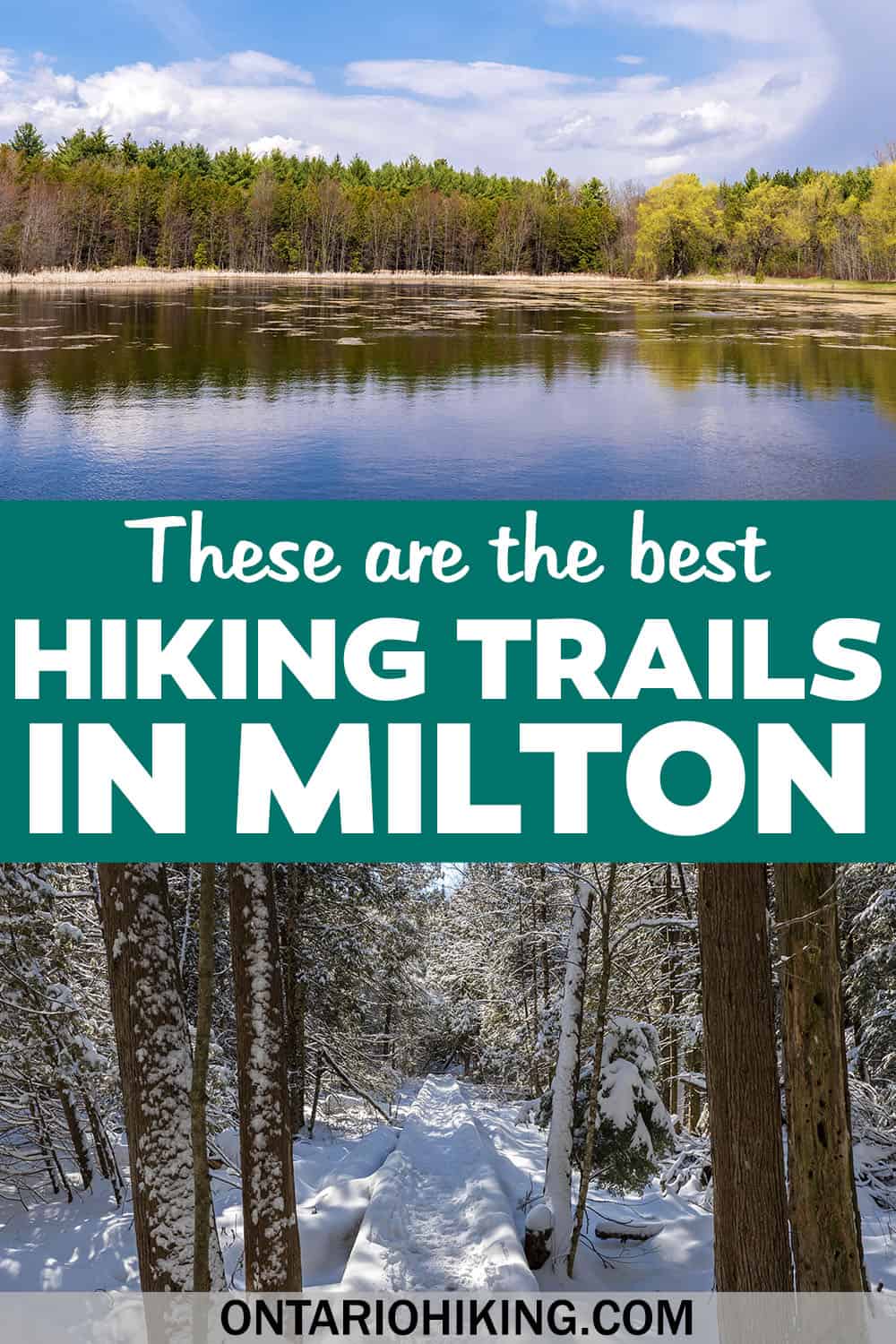 These are the best Milton hiking trails, including conservation areas and local forest walks. Let's go hiking in Milton, Ontario!