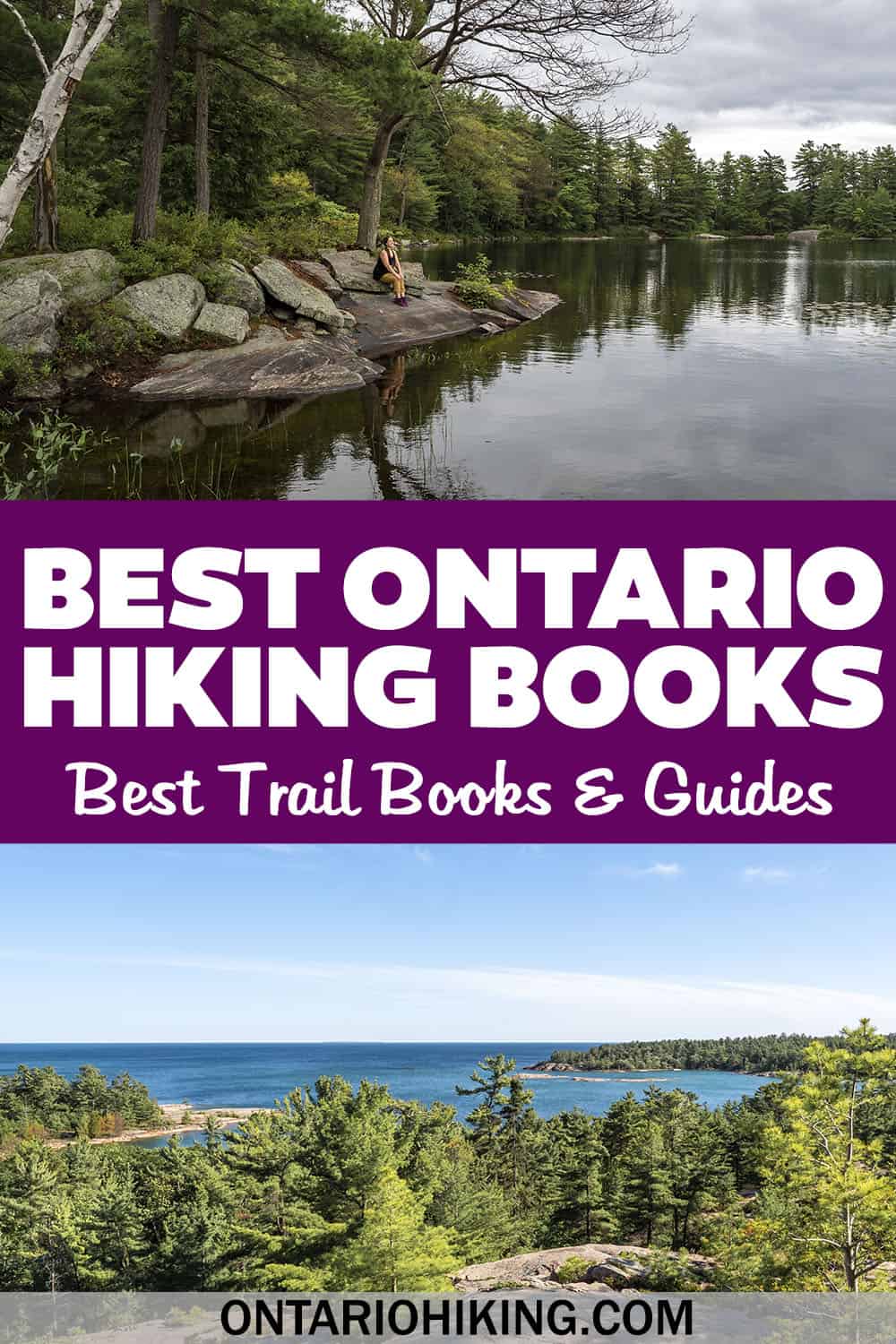 These are the best hiking books about Ontario if you love waterfalls, nature, wildlife & exploring Ontario. The ultimate collection of books.