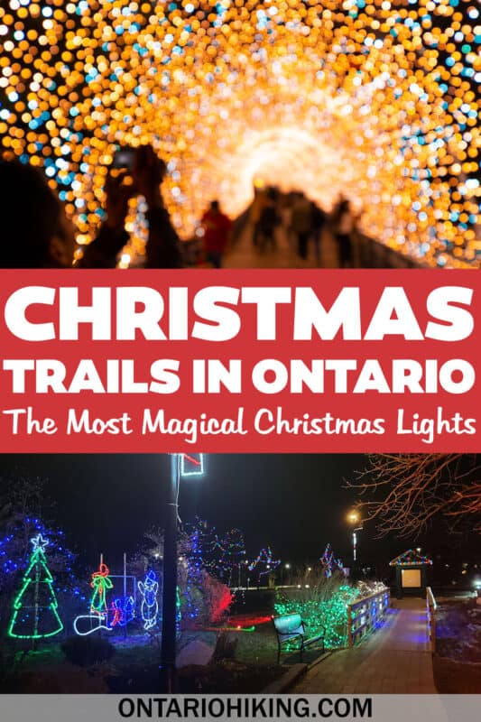 These are the most magical Christmas trails in Ontario. Go for a walk and enjoy dazzling Christmas lights and decorations along the way.