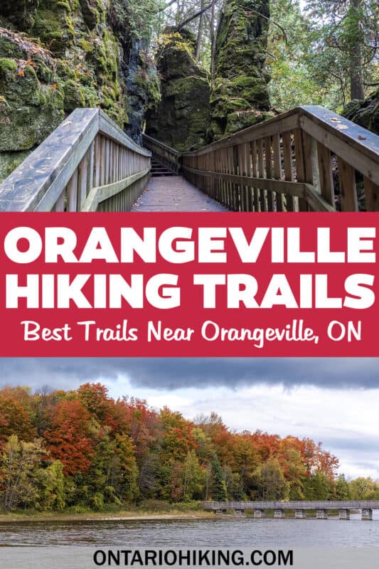 Here are the best Orangeville hiking trails to check out. The best hikes in and around Orangeville throughout Dufferin County, Ontario.