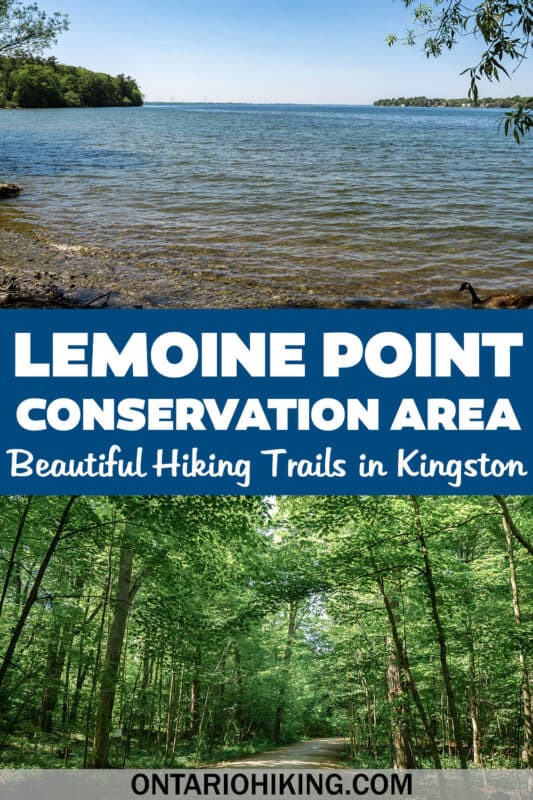 Lemoine Point Conservation Area is an amazing place to go hiking in Kingston, Ontario. Escape into nature in the middle of the city.