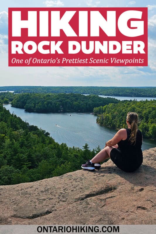 Here's how to go hiking at Rock Dunder in Southeastern Ontario. It's one of Ontario's prettiest scenic viewpoints, especially in the fall.