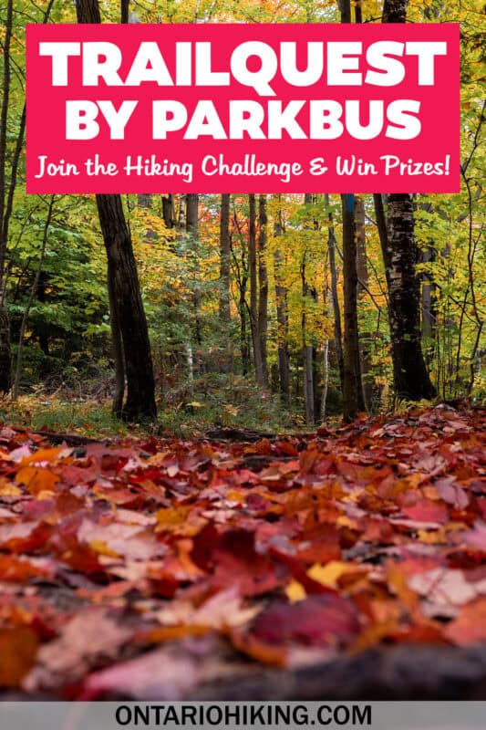 TrailQuest is a brand new hiking challenge by Parkbus. Hike up to 10 trails in Ontario and have the chance to win some amazing prizes.